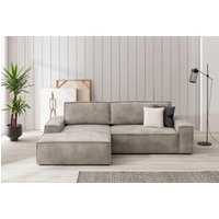 Ecksofa SHERWOOD Schlafsofa, mit Bettkasten, Cord-Bezug von home affaire