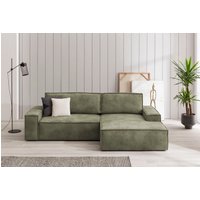 Ecksofa SHERWOOD Schlafsofa, mit Bettkasten, Cord-Bezug von home affaire