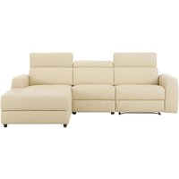 Home affaire Ecksofa "Sentrano, L-Form,", 275 cm, man. o. elektr. Relaxfunktion und USB/Kopfverstellung von home affaire