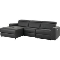 Home affaire Ecksofa "Sentrano, L-Form," 275 cm, man. o. elektr. Relaxfunktion und USB/Kopfverstellung von home affaire