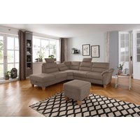 Home affaire Ecksofa "Soleo L-Form", komfortabel durch Trapezecke mit Relaxfunktion, auch mit Bettfunktion von home affaire