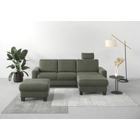 Home affaire Ecksofa "Summer L-Form", mit Recamiere, mit oder ohne Bettfunktion und Bettkasten, Cord-Bezug von home affaire