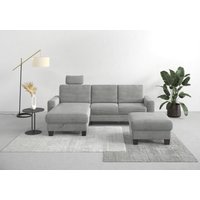 Home affaire Ecksofa "Summer L-Form", mit Recamiere, mit oder ohne Bettfunktion und Bettkasten, Cord-Bezug von home affaire