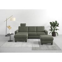 Home affaire Ecksofa "Summer L-Form" mit Recamiere, mit oder ohne Bettfunktion und Bettkasten, Cord-Bezug von home affaire