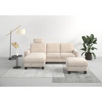 Home affaire Ecksofa "Summer L-Form", mit Recamiere, mit oder ohne Bettfunktion und Bettkasten, Cord-Bezug Home affaire Ecksofa "Summer L-Form", mit Recamiere, mit oder ohne Bettfunktion und Bettkasten, Cord-Bezug von home affaire
