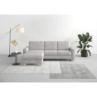 Home affaire Ecksofa "Summer L-Form", mit Recamiere, mit oder ohne Bettfunktion und Bettkasten, Cord-Bezug von home affaire
