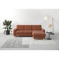 Home affaire Ecksofa "Summer L-Form", mit Recamiere, mit oder ohne Bettfunktion und Bettkasten, Cord-Bezug von home affaire