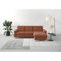 Home affaire Ecksofa "Summer L-Form", mit Recamiere, mit oder ohne Bettfunktion und Bettkasten, Cord-Bezug von home affaire