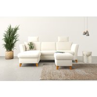 Home affaire Ecksofa "Trelleborg L-Form", Federkern-Polsterung, wahlweise mit Bettfunktion und Bettkasten von home affaire