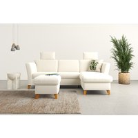 Home affaire Ecksofa "Trelleborg L-Form", Federkern-Polsterung, wahlweise mit Bettfunktion und Bettkasten von home affaire