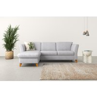 Home affaire Ecksofa "Trelleborg L-Form", Federkern-Polsterung, wahlweise mit Bettfunktion und Bettkasten von home affaire