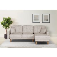 Home affaire Ecksofa "Triplo, Zierkissen, Schlaffunktion, B/T/H: 234/164/89 cm, L-Form" von home affaire