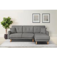 Home affaire Ecksofa "Triplo, Zierkissen, Schlaffunktion, B/T/H: 234/164/89 cm, L-Form" von home affaire