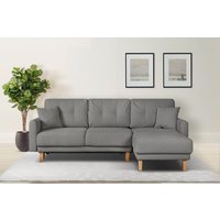 Home affaire Ecksofa "TRIPLO optionale Schlafsofa mit Bettkasten, Maße B/T/H: 234/164/89 cm", L-Form wahlweise mit Bettfunktion - Liegefläche 132x210 cm von home affaire