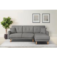 Home affaire Ecksofa "Triplo, Zierkissen, Schlaffunktion, B/T/H: 234/164/89 cm, L-Form" von home affaire