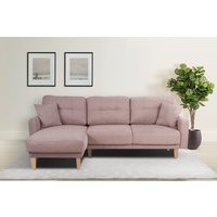 Home affaire Ecksofa "TRIPLO optionale Schlafsofa mit Bettkasten, Maße B/T/H: 234/164/89 cm", L-Form wahlweise mit Bettfunktion - Liegefläche 132x210 cm von home affaire
