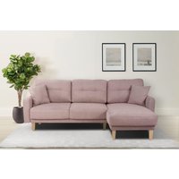 Home affaire Ecksofa "TRIPLO optionale Schlafsofa mit Bettkasten, Maße B/T/H: 234/164/89 cm", L-Form wahlweise mit Bettfunktion - Liegefläche 132x210 cm von home affaire