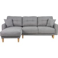 Home affaire Ecksofa "Triplo, Zierkissen, Schlaffunktion, B/T/H: 234/164/89 cm, L-Form" von home affaire