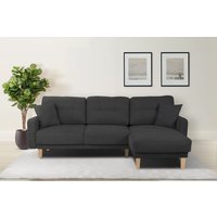 Home affaire Ecksofa "TRIPLO optionale Schlafsofa mit Bettkasten, Maße B/T/H: 234/164/89 cm", L-Form wahlweise mit Bettfunktion - Liegefläche 132x210 cm von home affaire