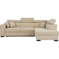 Home affaire Ecksofa "Tulio L-Form", wahlweise mit Bettfunktion und Bettkasten, incl. 3 Zierkissen Home affaire Ecksofa "Tulio L-Form", wahlweise mit Bettfunktion und Bettkasten, incl. 3 Zierkissen von home affaire