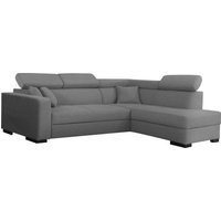 Home affaire Ecksofa "Tulio L-Form" wahlweise mit Bettfunktion und Bettkasten, incl. 3 Zierkissen von home affaire
