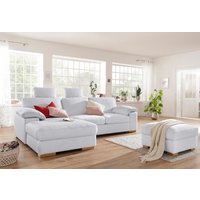 Home affaire Ecksofa "Ventura L-Form", wahlweise mit Bettfunktion und Bettfunktion/Bettkasten von home affaire