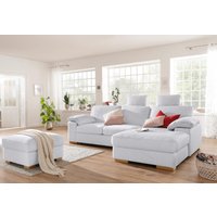 Home affaire Ecksofa "Ventura L-Form", wahlweise mit Bettfunktion und Bettfunktion/Bettkasten von home affaire