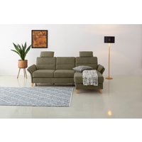 Home affaire Ecksofa "Westerland L-Form", Federkern-Polsterung, wahlweise mit Bettfunktion, Bettkasten von home affaire