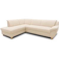 Home affaire Ecksofa "Yesterday zeitlos und elegant, bequeme Armlehnen, L-Form", wahlweise mit Bettfunktion, auch in Cord von home affaire
