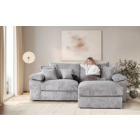 Home affaire Ecksofa "Soft&Cosy XL L-Form - Breite 246 cm", Mega-Sofa, in Cord, Federkern-Polsterung von home affaire