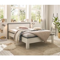 Home affaire Einzelbett "SHERWOOD Liegefläche 90/140 oder 180x200 cm", aus FSC-zertifiziertem Holzwerkstoff, rustikaler Landhausstil von home affaire