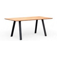 Home affaire Esstisch "Reidigen Küchentisch, A-Form Metallgestell, Wildeiche massiv geölt" Baum Kante oder Schweizer Kante, erhältlich in 3 Größen und 2 Farben Home affaire Esstisch "Reidigen Küchentisch, A-Form Metallgestell, Wildeiche massiv geölt" Baum Kante oder Schweizer Kante, erhältlich in 3 Größen und 2 Farben von home affaire