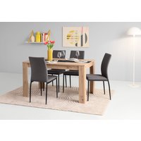 Home affaire Esstisch "SIMONE", Breite 140cm, mit Wendeeinlage Dekor/Schwarz, Unser Dauertiefpreis von home affaire