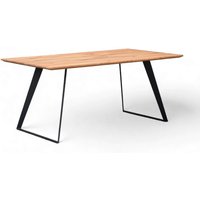 Home affaire Esstisch "Talwiese Küchentisch, U-Form Metallgestell, Wildeiche massiv geölt" Baum Kante oder Schweizer Kante, erhältlich in 3 Größen und 2 Farben Home affaire Esstisch "Talwiese Küchentisch, U-Form Metallgestell, Wildeiche massiv geölt" Baum Kante oder Schweizer Kante, erhältlich in 3 Größen und 2 Farben von home affaire