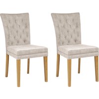 Home affaire Esszimmerstuhl "Colorado BESTSELLER Polsterstuhl", (Set), 2 St., Samtvelours, Beine in eiche oder nussbaum. Im 2er, 4er oder 6er-Set von home affaire