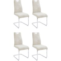 Home affaire Esszimmerstuhl "Milano" (Set) 4 Stk.Bezug in Microfaser oder Cord, Freischwinger, als 2er oder 4er Set erhältlich von home affaire