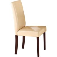 Home affaire Esszimmerstuhl "Roko", (Set), 2 St., Kunstleder, im 2er, 4er oder 6er-Set, Gestell Massivholz von home affaire