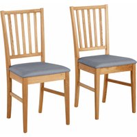 Home affaire Esszimmerstuhl "Ruanda Küchenstuhl TOPSELLER", (Set), 2 St., Webstoff, im 2er, 4er oder 6er-Set, Holzstuhl von home affaire