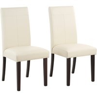 Home affaire Esszimmerstuhl "Rubin Polsterstuhl Bestseller", (Set), 2 St., Kunstleder, Im 2er, 4er oder 6er-Set, mit honigfarbenen oder dunkelbraunen Beinen von home affaire