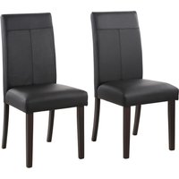 Home affaire Esszimmerstuhl "Rubin Polsterstuhl Bestseller", (Set), 2 St., Kunstleder, Im 2er, 4er oder 6er-Set, mit honigfarbenen oder dunkelbraunen Beinen von home affaire