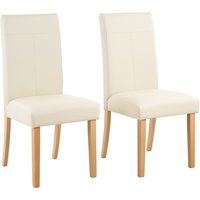 Home affaire Esszimmerstuhl "Rubin Polsterstuhl Bestseller", (Set), 2 St., Kunstleder, Im 2er, 4er oder 6er-Set, mit honigfarbenen oder dunkelbraunen Beinen von home affaire