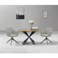 Home affaire Esszimmerstuhl "Tampa, TOPSELLER", (Set), 2 St., Samtvelours, mit Drehfunktion 360 Grad von home affaire