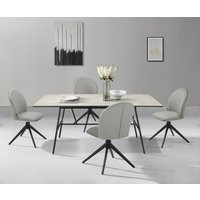 Home affaire Esszimmerstuhl "Tempa, TOPSELLER", (Set), 2 St., Samtvelours, Drehstuhl mit 360 Grad Drehfunktion von home affaire