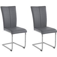 Home affaire Freischwinger "Alex" (Set) 2 Stk.Stuhl belastbar bis 120 Kg, Gestell im Chrom-Look von home affaire