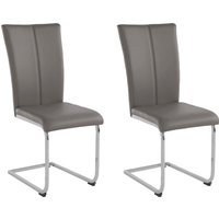 Home affaire Freischwinger "Alex" (Set) 2 Stk.Stuhl belastbar bis 120 Kg, Gestell im Chrom-Look von home affaire