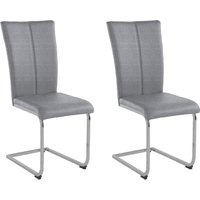 Home affaire Freischwinger "Alex" (Set) 2 Stk.Stuhl belastbar bis 120 Kg, Gestell im Chrom-Look von home affaire
