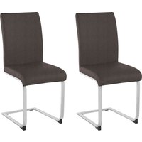 Home affaire Freischwinger "Charissa" (Set) 2 Stk.Bezug in verschiedenen Qualitäten, maximale Belastbarkeit 120 kg von home affaire