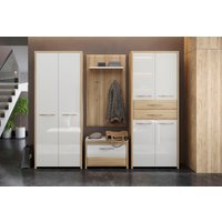 Home affaire Garderoben-Set "Gala" Set, Garderobenschrank,Schuhschrank,Schuhbank,Garderobenpaneel,Wandspiegel, 5 Stk. tlg. Home affaire Garderoben-Set "Gala" Set, Garderobenschrank,Schuhschrank,Schuhbank,Garderobenpaneel,Wandspiegel, 5 Stk. tlg. von home affaire