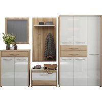 Home affaire Garderoben-Set "Gala" Set, Garderobenschrank,Schuhschrank,Schuhbank,Garderobenpaneel,Wandspiegel, 5 Stk. tlg. Home affaire Garderoben-Set "Gala" Set, Garderobenschrank,Schuhschrank,Schuhbank,Garderobenpaneel,Wandspiegel, 5 Stk. tlg. von home affaire