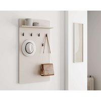 Home affaire Garderobenpaneel "Arran, Wandregal Wandpaneel, Wandgarderobe praktisch & stillvoll" mit 6 Kleiderhaken und Ablage für Accessoires, Breite 63 cm Home affaire Garderobenpaneel "Arran, Wandregal Wandpaneel, Wandgarderobe praktisch & stillvoll" mit 6 Kleiderhaken und Ablage für Accessoires, Breite 63 cm von home affaire